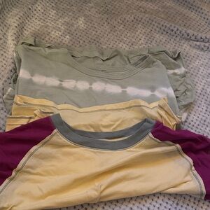 Colorful Raglan and Tie-Dye T-Shirts